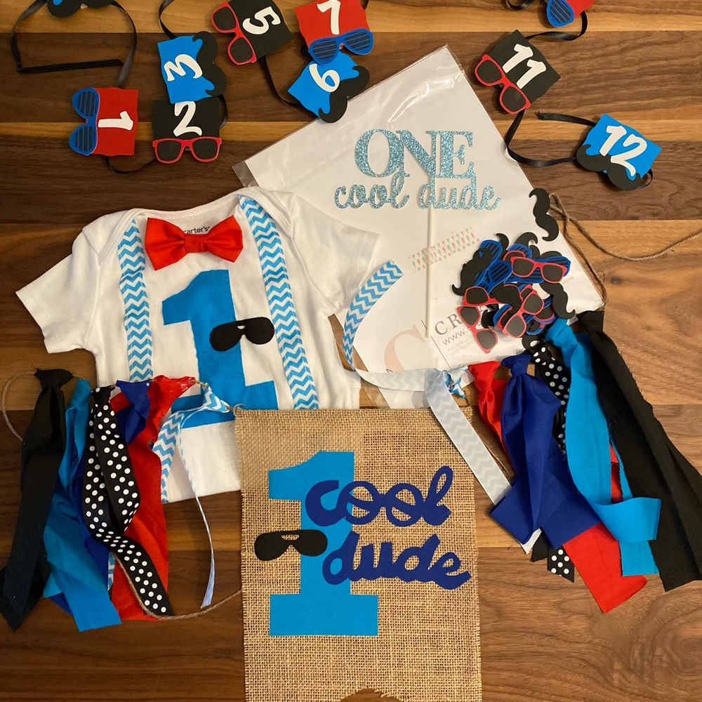 One Cool Dude First Birthday Decor